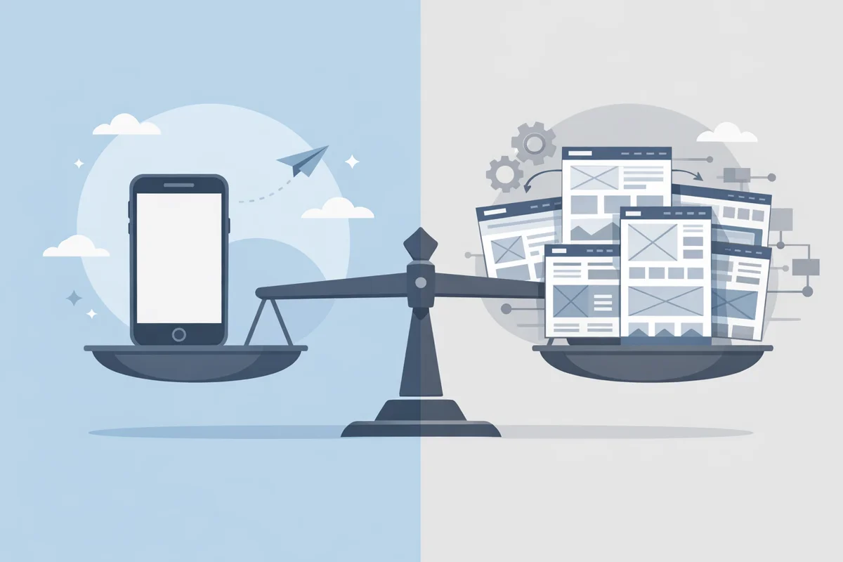 Digitale Visitenkarte vs. eigene Website